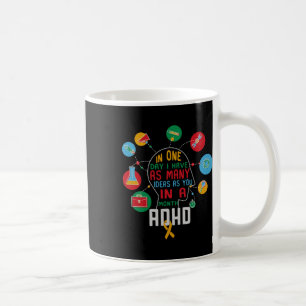 I Have Many Ideas Adhd Awareness Comfort Colors Ad Coffee Mug