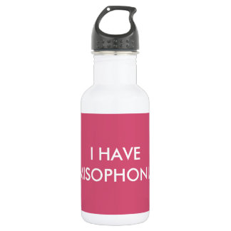 I Have Misophonia Bottle - Pink