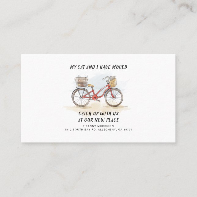 I Have Moved Change of Address Moving Announcement (Front)