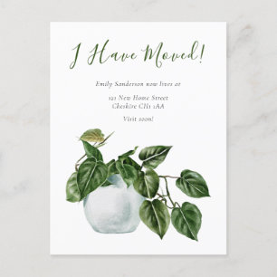 I Have Moved New Home Change of Address Announcement Postcard