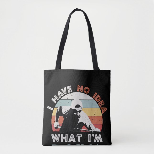 I Have No Idea What I'm Doing billiards Tote Bag (Front)