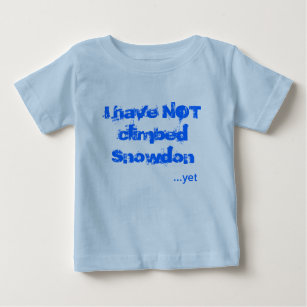 i climbed snowdon t shirt