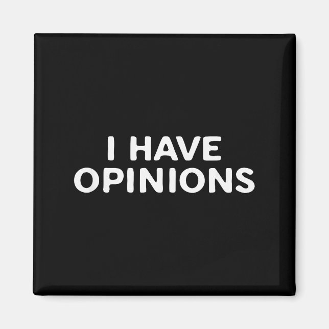 I Have Onions Bold Funny Statement Design  Magnet (Front)