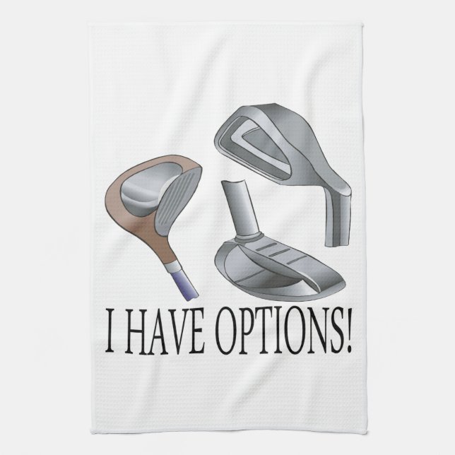 I Have Options Towel (Vertical)