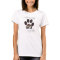 I have Paw Prints on my heart custom PAW T Shirt