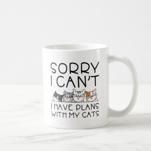 I Have Plans With My Cats Coffee Mug