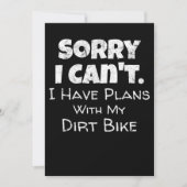 I Have Plans With My Dirt Bike Gift (Front)