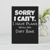 I Have Plans With My Dirt Bike Gift (Standing Front)