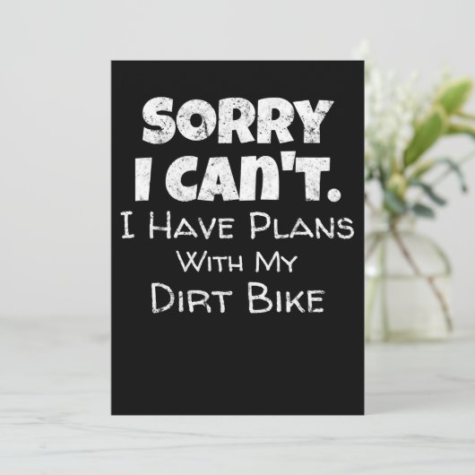 I Have Plans With My Dirt Bike Gift (Standing Front)