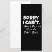 I Have Plans With My Dirt Bike Gift (Front/Back)