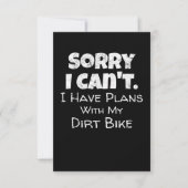 I Have Plans With My Dirt Bike Gift (Front)