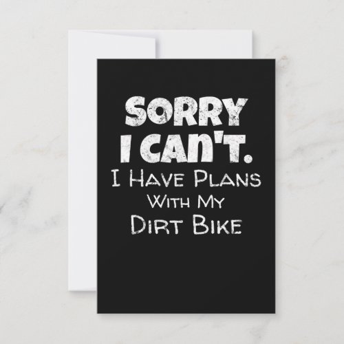 I Have Plans With My Dirt Bike Gift