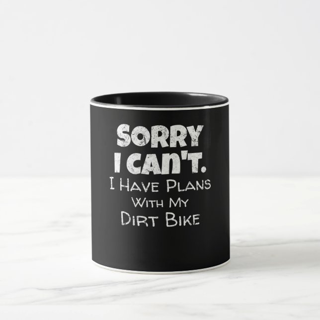 I Have Plans With My Dirt Bike Gift Mug (Center)