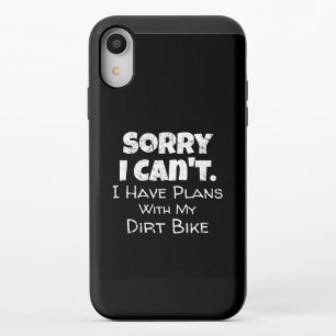 I Have Plans With My Dirt Bike Gift iPhone XR Slider Case