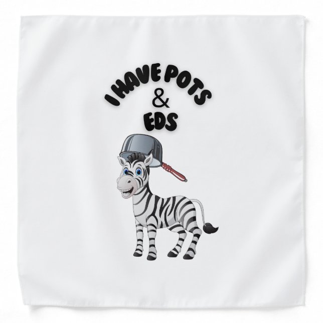 I Have POTS & EDS Bandana (Front)