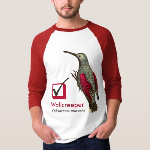 I Have Seen the Wallcreeper Check Box for Birder T_Shirt