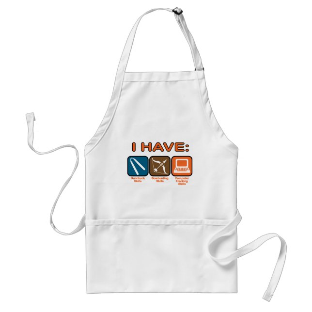 I Have Skills Napoleon Dynamite Adult Apron (Front)