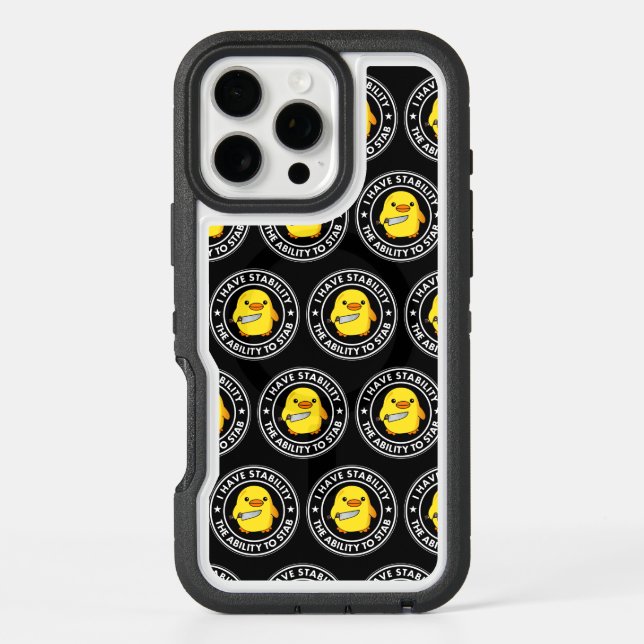 I Have Stability Ability To Stab Funny Otterbox iPhone Case (Back)