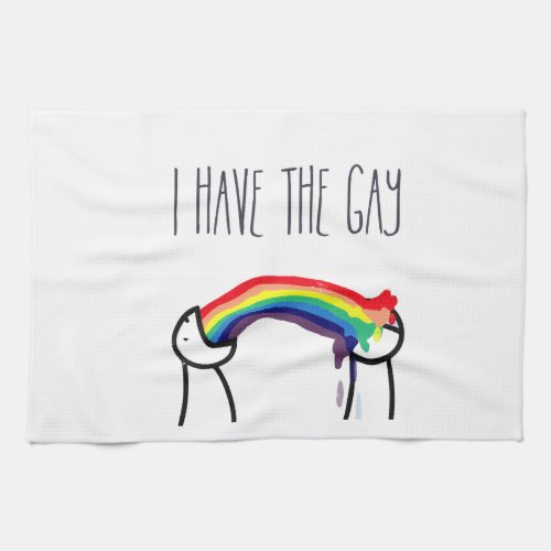 I have the gay meme towel