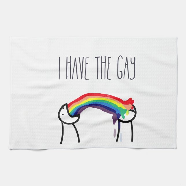 I have the gay meme towel (Horizontal)