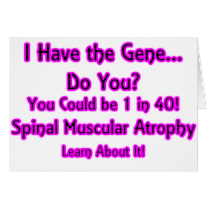 I Have the Gene   Do You? Pink Greeting Card