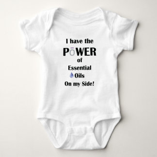 I have the Power of Essential Oils on My Side Baby Bodysuit