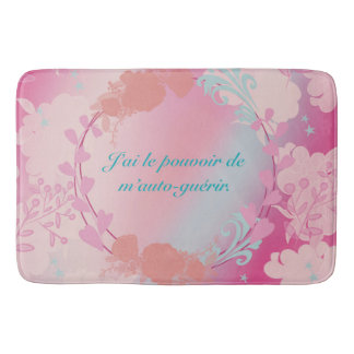 I have the power to heal myself bath mat