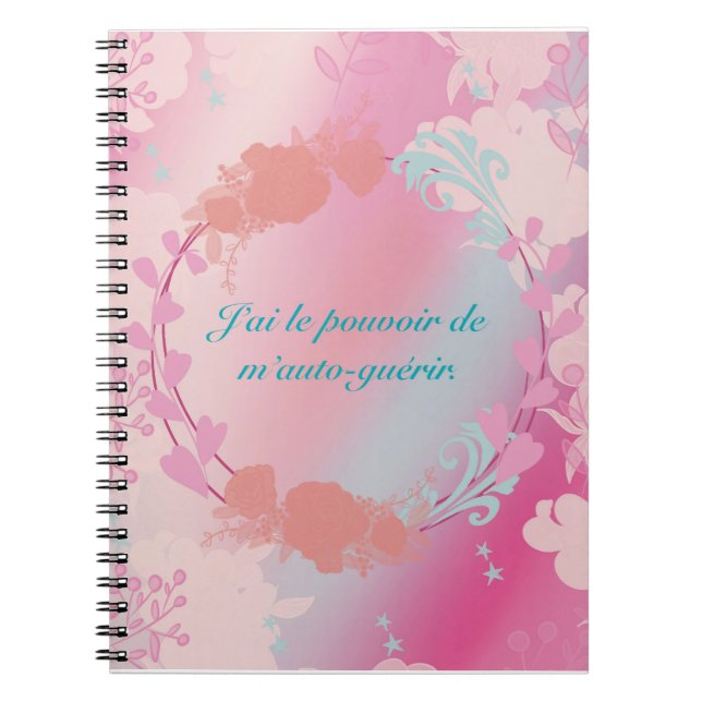 I have the power to heal myself notebook (Front)