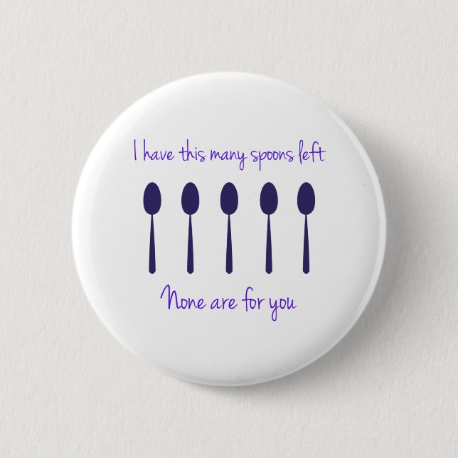 I have this many spoons left button (Front)