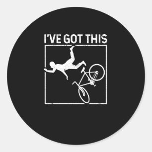 I have this mountain bike lover funny MTB Classic Round Sticker