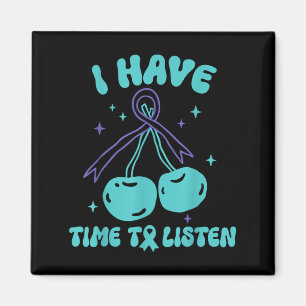 I Have Time To Listen Mental Health & Suicide Magnet