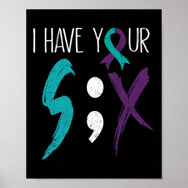 I Have Your Six Military Suicide Prevention Awaren Poster (Front)