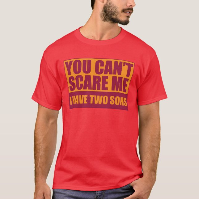 I Havewo Sons gifts for Mothers day girl T-Shirt (Front)