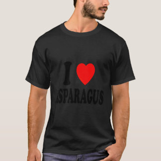 I He Love Asparagus Vegan Vegetarian Favorite Vege T-Shirt