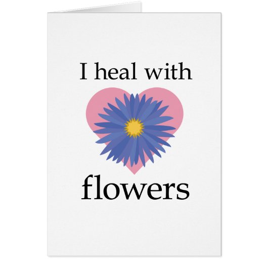 I Heal with Flowers Cards (Front)