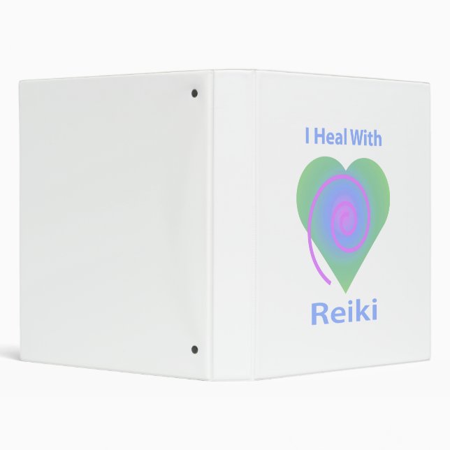 I Heal with Reiki Binder (Background)