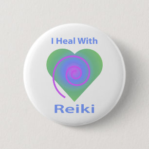 I Heal with Reiki Button
