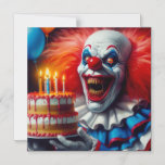 I Heard It's Your Birthday Horror Clown Card<br><div class="desc">Happy Birthday</div>