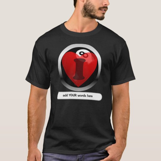 I Heart 8-ball T-Shirt