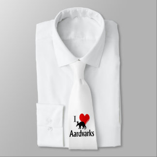 I Heart Aardvarks Neck Tie