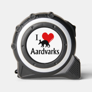 I Heart Aardvarks Tape Measure