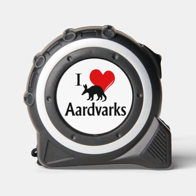I Heart Aardvarks Tape Measure (Front)
