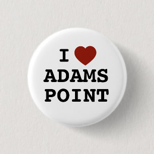 I heart Adams Point Button