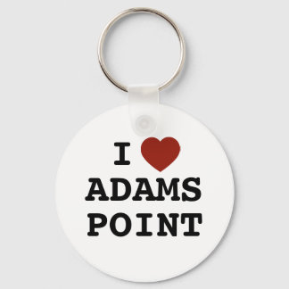 I heart Adams Point Keychain