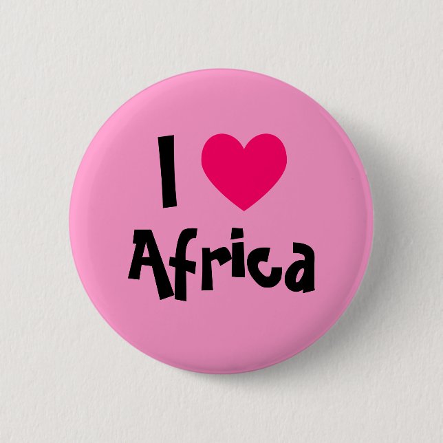 I Heart Africa Button (Front)