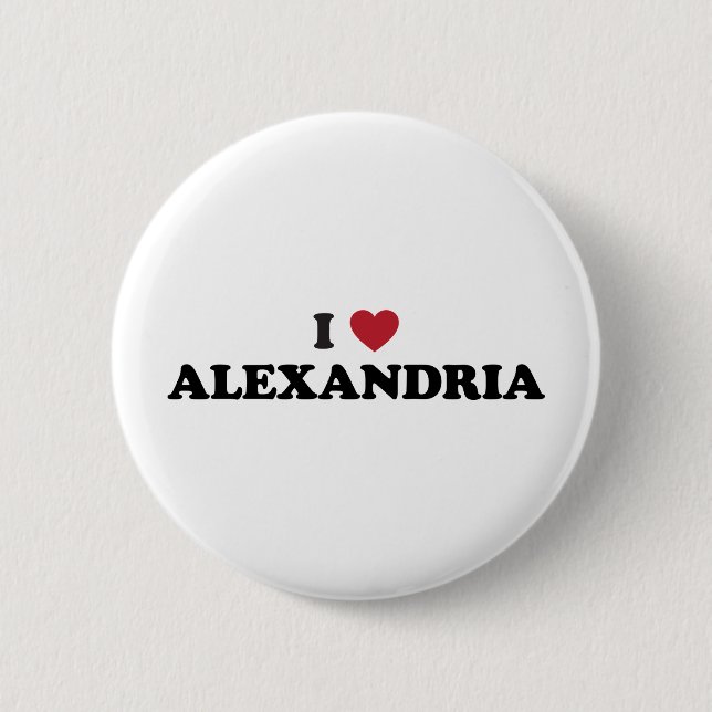 I Heart Alexandria Egypt Button (Front)