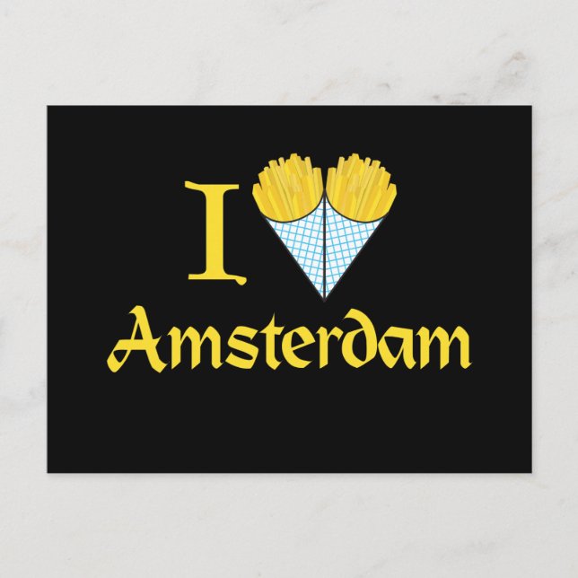I Heart Amsterdam Postcard (Front)