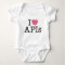 I Heart APIs Basic Infant T-Shirt