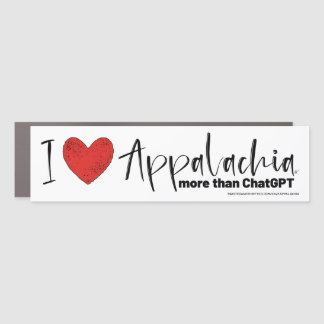 I Heart Appalachia bumper sticker Car Magnet