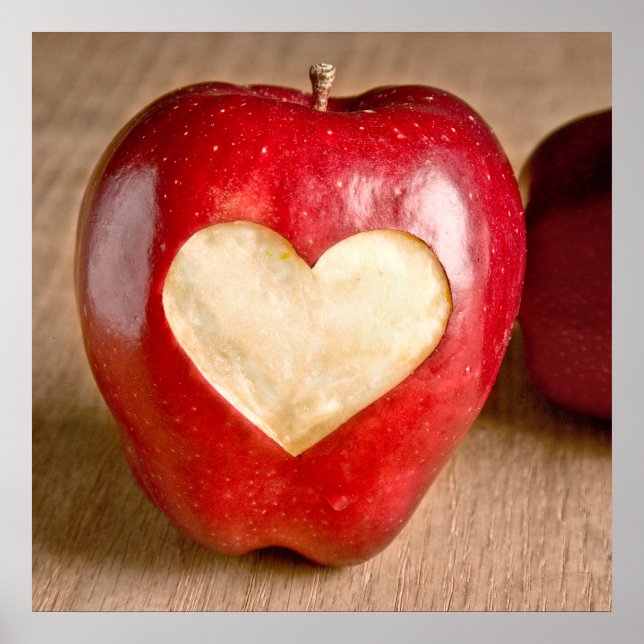 I Heart Apples Poster (Front)